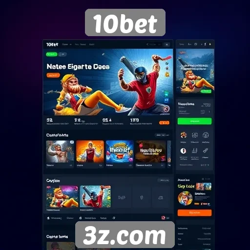 Novo design do site 10bet melhora a experiência do usuário